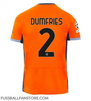Inter Milan Denzel Dumfries #2 Replik 3rd trikot 2023-24 Kurzarm